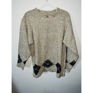 Woolrich Cream Patterned Sweater